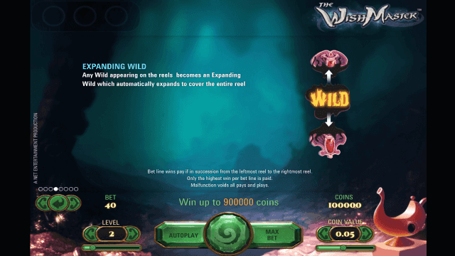 Игровой интерфейс The Wish Master 5